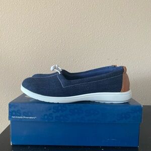 SAS Funk Active Slip On‎ Loafers Shoes Womens 9.5 M Blue Jean